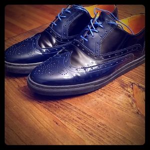 Undandy Custom Blue/Beige Oxfords - US 10.5 - 11